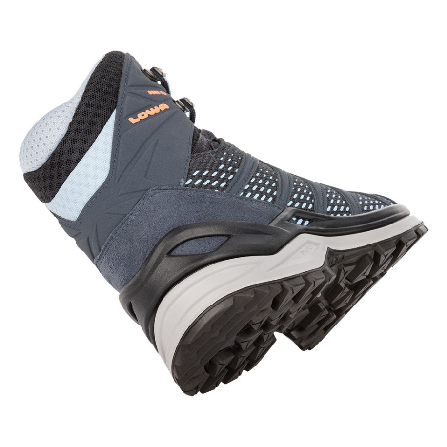 Lowa Steel Blue/salmon Innox Pro Gtxmid Ws