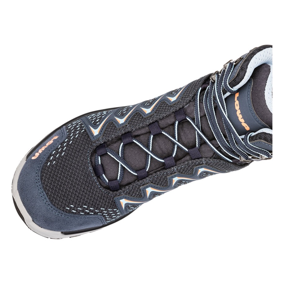 Lowa Steel Blue/salmon Innox Pro Gtxmid Ws